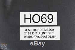 03-09 Mercedes W211 E320 E500 E55 AMG Hood Panel Assembly Opal Black OEM
