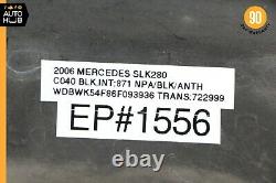 05-11 Mercedes R171 SLK280 SLK350 SLK300 Hood Panel Assembly Black OEM