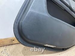 06-10 BMW E60 M5 Right Rear Interior Door Panel (Black Leather) Aluminum Trim