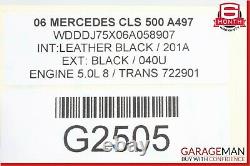 06-11 Mercedes W219 CLS500 CLS550 Front Hood Bonnet Cover Panel Assembly OEM