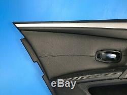 08 09 10 Bmw E60 M5 Rear Left Driver Side Door Panel Black Brushed Aluminum