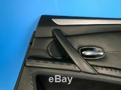 08 09 10 Bmw E60 M5 Rear Right Passenger Door Panel Black Brushed Aluminum