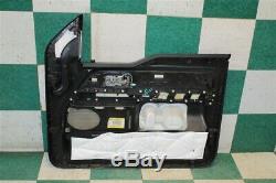 09-14 F150 Crew Black Driver Passenger Door Trim Panel Set Sony Speaker Grill