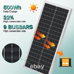 100W 200W 400W 1000Watt 12V Monocrystalline Solar Panel Home RV Camping Off Grid