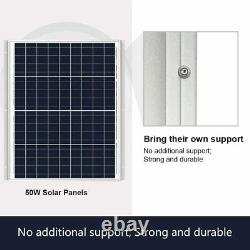 12 Solar Attic Roof Vent Fan & 50W Solar Panel, for Chicken Coop/Greenhouse