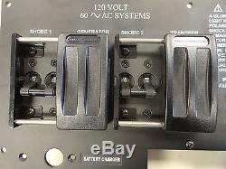 120 Volt 60 Ac Systems Blank Black Aluminum Circuit Breaker Panel V2223200 Boat
