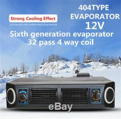 12V 3 Speed 32 Pass Coil Car Underdash Evaporator Compressor A/C Air Conditioner