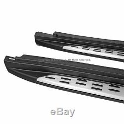15-18 MB X156 GLA-Class SUV Aluminum Running Board Side Steps Rail Nerf Bars L+R