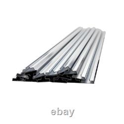 15 Aluminum Metal Groove Inserts Slat Wall Panels Protection Double Strength