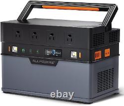 1500W Portable Power Station 1092Wh Solar Generator with 110V/1500W For Outdoor