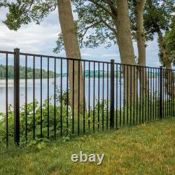 180 LINEAR FEET OF 4' HIGH TEXAS STYLE ALUMINUM POOL CODE FENCE withPOSTS & CAPS