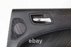 19-22 Dodge Charger Hellcat Rear Right Interior Door Trim Panel (Black/Aluminum)