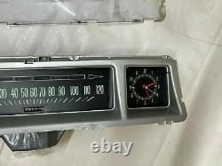 1966 Impala Gauge Cluster Dash Instrument Panel Clock Speedometer Fuel Gas