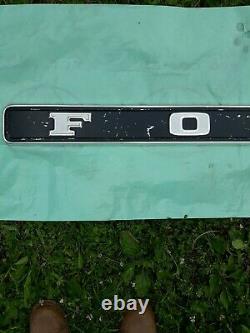 1967-1972 FORD F100 Tailgate Trim Panel