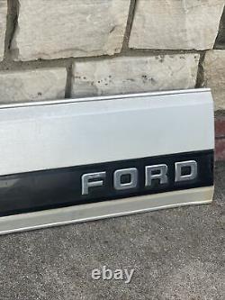 1987-1996 Ford F150 250 350 Truck Rear Tailgate Finish Trim Panel Molding Black