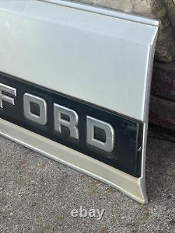 1987-1996 Ford F150 250 350 Truck Rear Tailgate Finish Trim Panel Molding Black