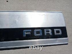 1987-1996 Ford F150 F250 F350 Tailgate Finish Aluminum Trim Panel Molding 87-96