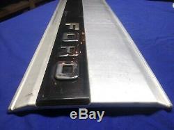 1987-96 OEM Ford F-150 F-250 F-350 Stainless Tailgate Trim Panel NICE SHAPE