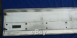 1987-96 OEM Ford F-150 F-250 F-350 Stainless Tailgate Trim Panel VERY NICE SHAPE