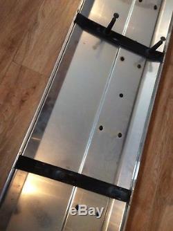 1987 to 1996 FORD F150 F250 F350 TAILGATE PANEL BEZEL ALUMINUM With BLACK TRIM
