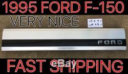 1992-1996 Ford truck F-150 F-250 F-350 Tailgate aluminum Finish Trim Panel OEM