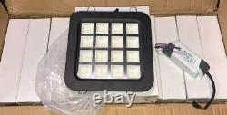 (20) x LED 7-1/8 x 7-1/8 Black Aluminum Ceiling Light Panel 16W, Pure White
