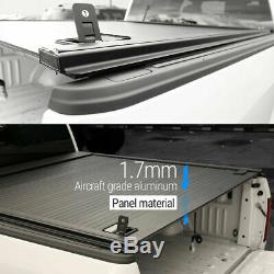 2004-2019 F-150 5.5ft Bed Aluminum Panels Retractable-Roll-up Hard Tonneau Cover