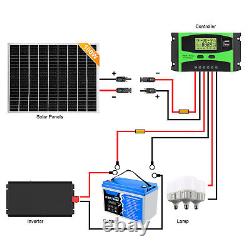 200W Monocrystalline Solar Panel 12V Charging Off-Grid Battery Free delivery
