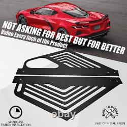 2X Engine Cover For CORVETTE C8 2020 2021 2022 Engine Bay Panel Protector