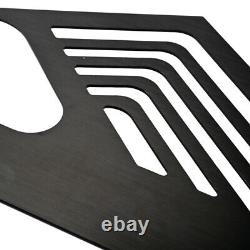 2X Fit For Chevy Corvette C8 2020 2021 Car Engine Bay Package Panel Cover Black#