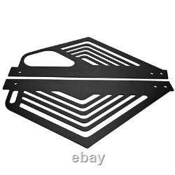 2X Fit For Chevy Corvette C8 2020 2021 Car Engine Bay Package Panel Cover Black#