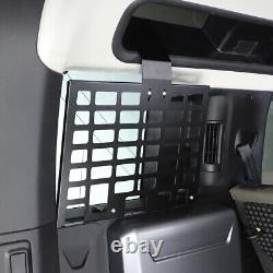 2x Trunk Glass Alloy MOLLE Panel Modular Storage For Land Rover Defender 20-23