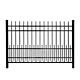 3/4 in. X 2 ft. X 6 ft. Black aluminum fence puppy guard add-on panel for pack