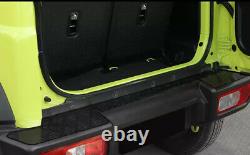 3×Alloy Black Rear Bumper Protector Guard Panel Trim For Suzuki Jimny 2019-2020