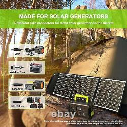 300W 78000mAh Solar Portable Power Station Generator Power Supply+Solar Panel