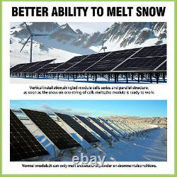 300W Watt Monocrystalline Solar Panel 12V Charging RV Camping Home Off-Grid Boa