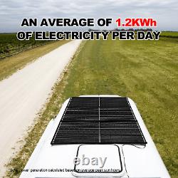 300W Watt Monocrystalline Solar Panel 12V Charging RV Camping Home Off-Grid Boa