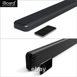 4 Black iBoard Running Boards Nerf Bars Fit 95-04 Toyota Tacoma Xtra Cab