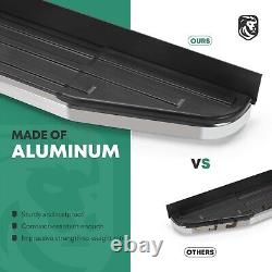 5.5 Black Textured Aluminum Running Board for Nissan Pathfinder 2022 2023-2024