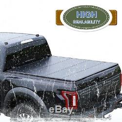 5.5' Hard Quad-Fold Truck Bed For 2004-2014 F150 2006-2014 Mark LT Tonneau Cover