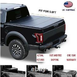 5'/60.5 Hard Tri-Fold Truck Bed Fit For 2016-2021 Toyota Tacoma Tonneau Cover