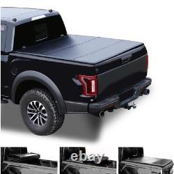 5'/60.5 Hard Tri-Fold Truck Bed For 2016-2022 Toyota Tacoma Tonneau Cover