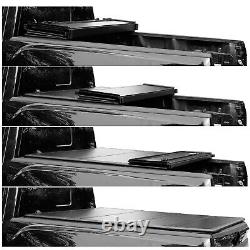 5'8 Hard Quad-Fold Bed For 07-18 Silverado Sierra 19+ Classic Tonneau Cover