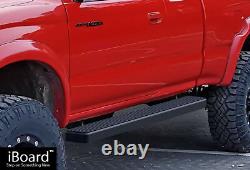 5 Black iBoard Running Boards Nerf Bars Fit 95-04 Toyota Tacoma Xtra Cab