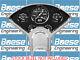 55-56 Chevy Anodized Aluminum Dash Panel with Auto Meter Old Tyme Black Gauges