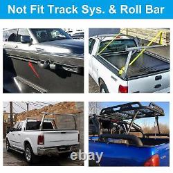 6.2'/74.6 Hard Tri-Fold Truck Bed Tonneau Cover For 2019-2021 Ram 1500 Pickup
