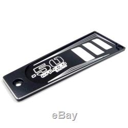 6 Switch 3 Piece Dash Panel Aluminum Black Powdercoated for Polaris RZR XP1000