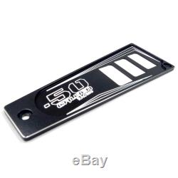 6 Switch Ride Command Dash Panel Kit Billet Aluminum Black Powdercoated USA Made
