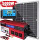 6000W Complete Solar Power Generator Battery Pack Portable Home 110V Grid System