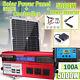 6000W Inverter Complete Power Generation Solar Panel System Charge Controller US